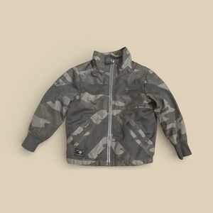 LRG Gray Camouflage Windbreaker Toddler 2T Jacket Military Casual Skater Style